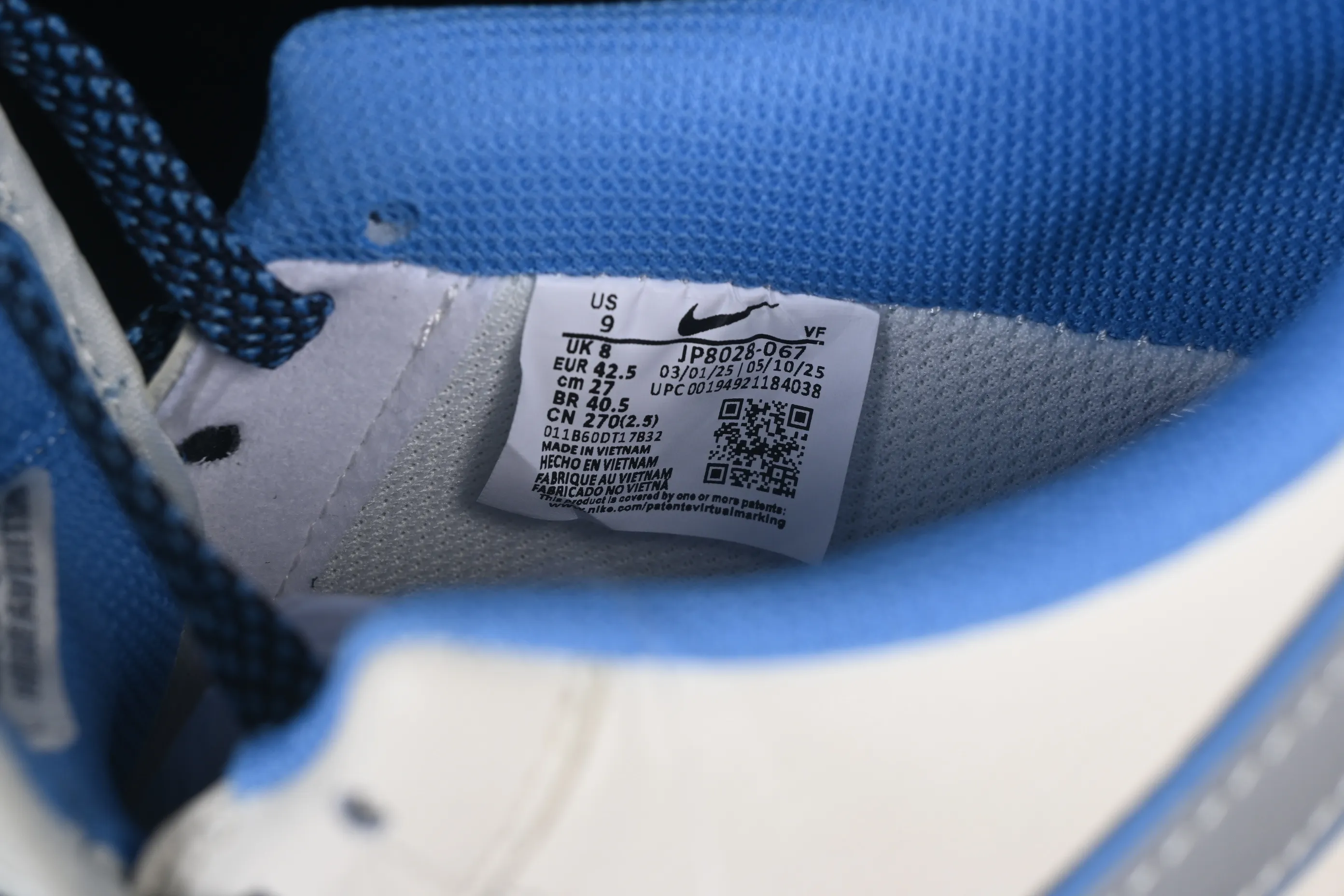 All Categories Nk Air Force 1 Air Force Series Nk Air Force 1 Low Air Force Low Nike Air Force 1'07 Low Beige and Blue Splicing Air Force One Low Casual Sneakers JP8028-067